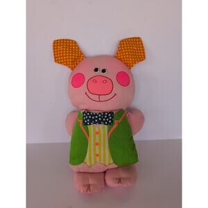 Vintage 1974 Playskool Hug A Book Three Little Pigs READ